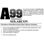 Solarcon A-99 Antenna & ground plane kit