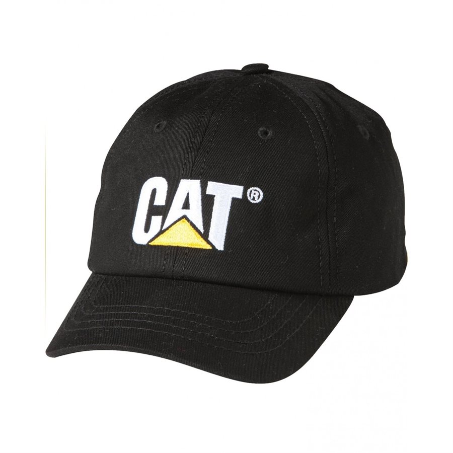 Cat Baseball Cap, Black