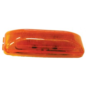 Marker lamp 4-LED amber 1"x4"