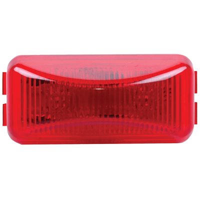 Marker lamp Red 2.5x1.25", 1-LED