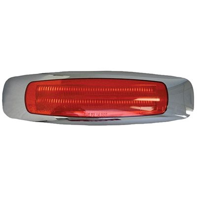 LED 5.75" x 1.5" red marker lamp