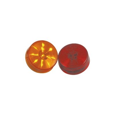 2.5" Rd marker lamp Amber 13-LED