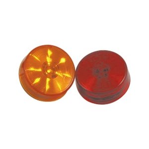 2.5" Rd marker lamp Amber 13-LED