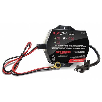 Chargeur batterie 6-12v, 1.5amp