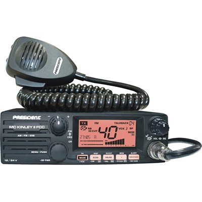 President MCKINLEY II SSB CB radio 12-24volt